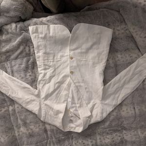 White blazer jacket
